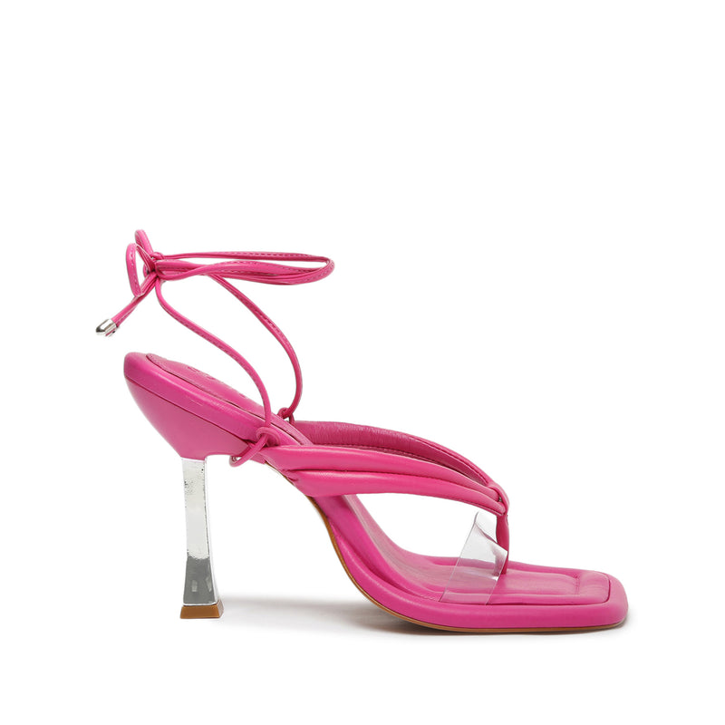 Meghan Vinyl Sandal Sandals Sale 5 Hot Pink Faux Leather & Vinyl - Schutz Shoes