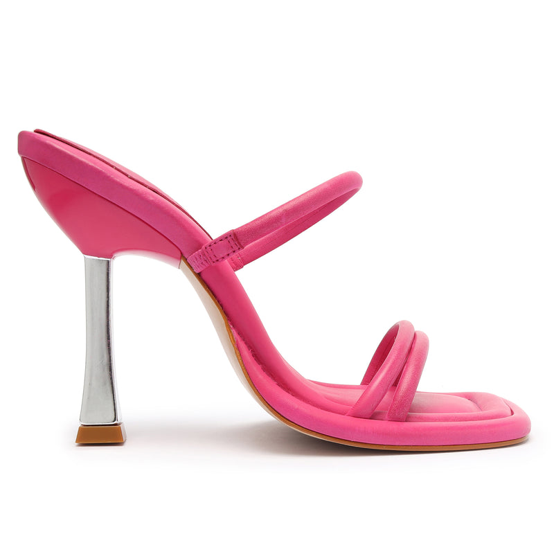Agatha Leather Sandal Sandals Open Stock 5 Hot Pink Leather - Schutz Shoes