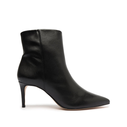 Magali Mid Leather Bootie Booties CO 5 Black Leather - Schutz Shoes