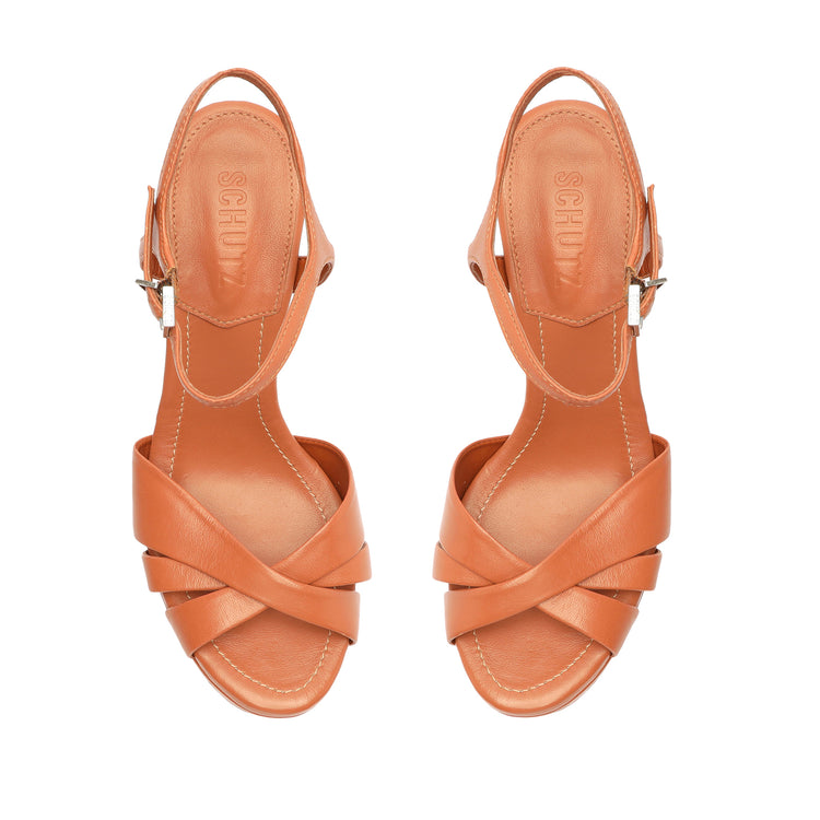 Keefa High Nappa Leather Sandal Sandals FALL 23    - Schutz Shoes