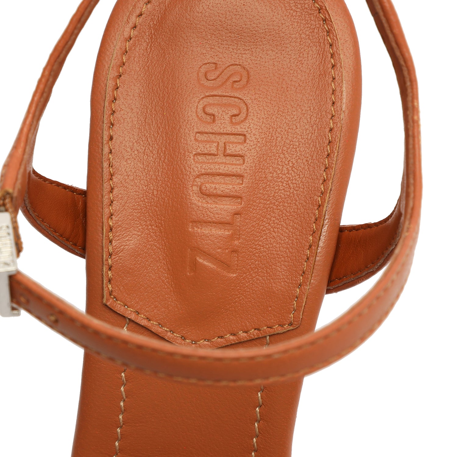 Keefa High Nappa Leather Sandal Caramel Nappa Leather