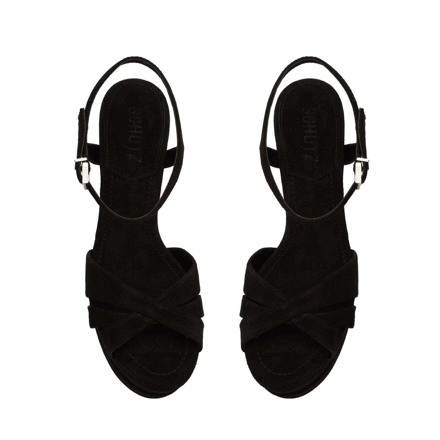 Keefa High Suede Sandal Sandals FALL 23    - Schutz Shoes