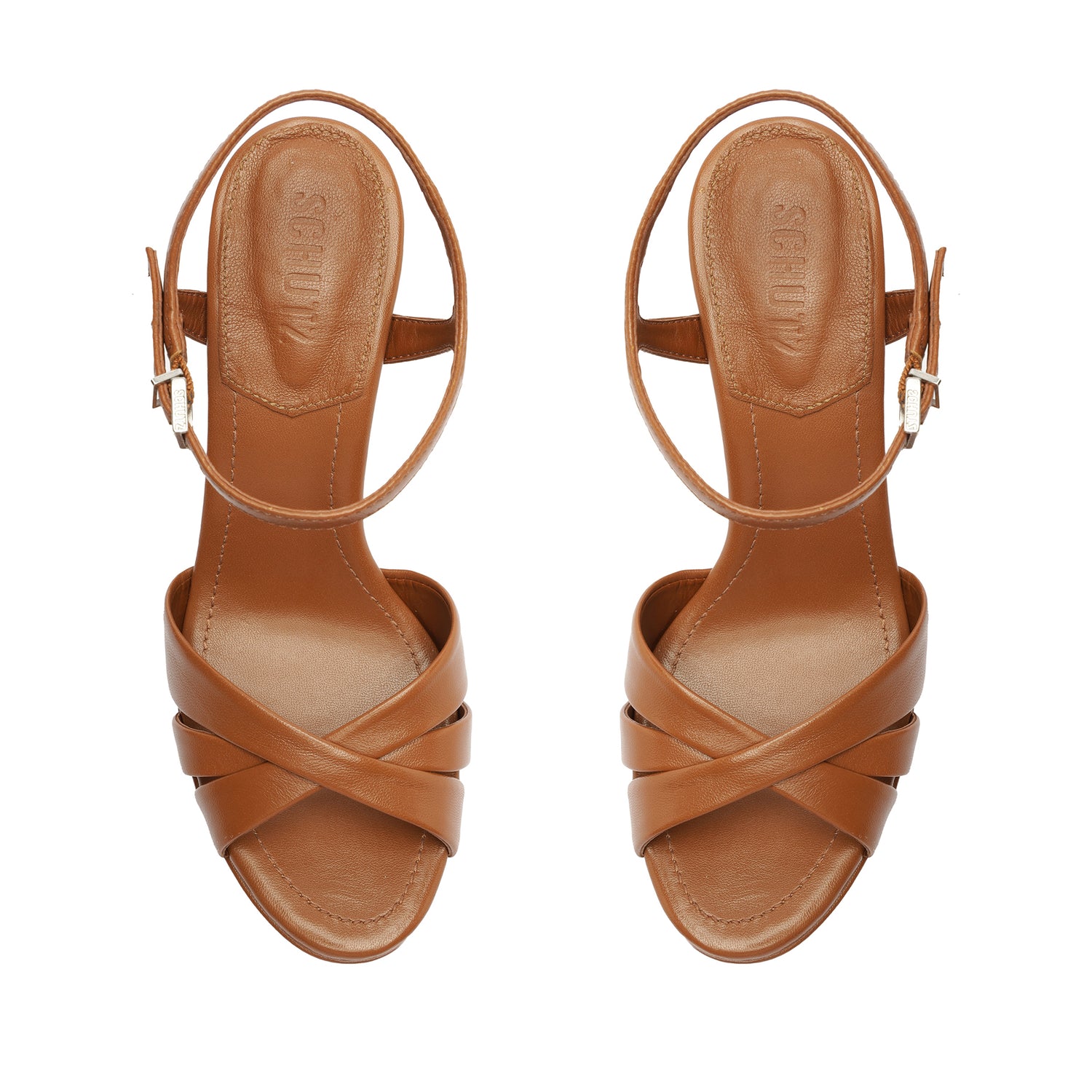 Keefa High Nappa Leather Sandal Sandals Spring 23    - Schutz Shoes