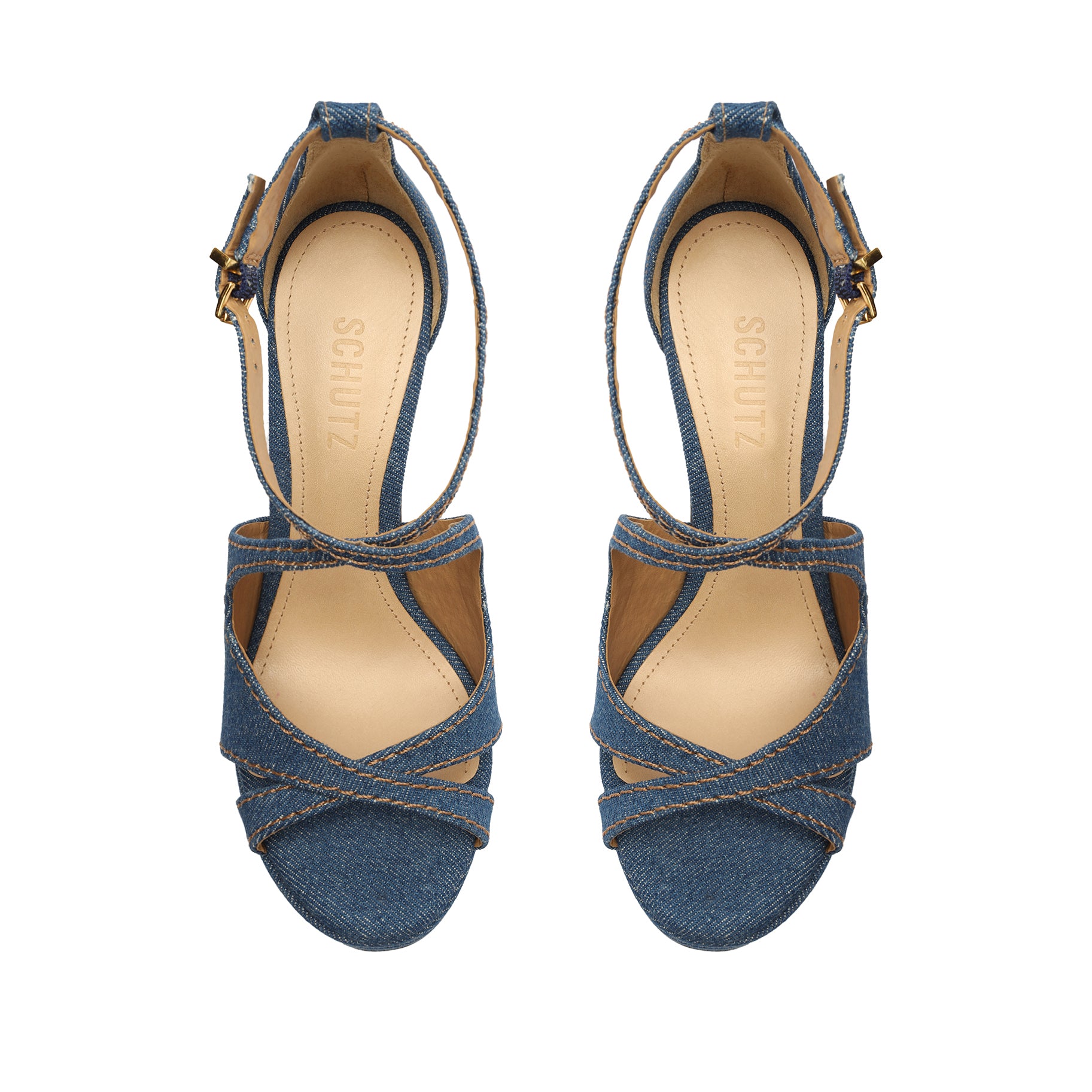 Latifah Casual Denim Sandal Sandals Fall 22    - Schutz Shoes