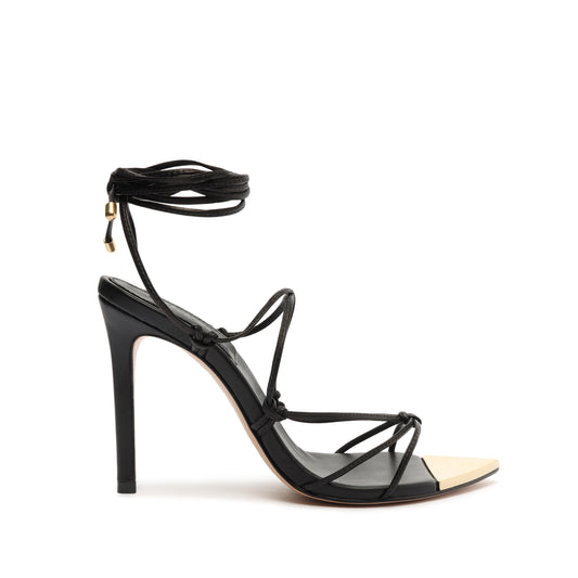 Hana Nappa Leather Sandal Sandals Sale 5 Black Nappa Leather - Schutz Shoes