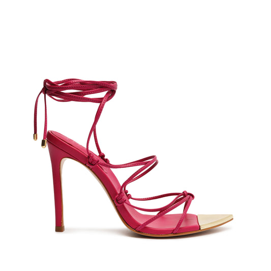 Hana Nappa Leather Sandal OLD 5 Hot Pink Nappa Leather - Schutz Shoes