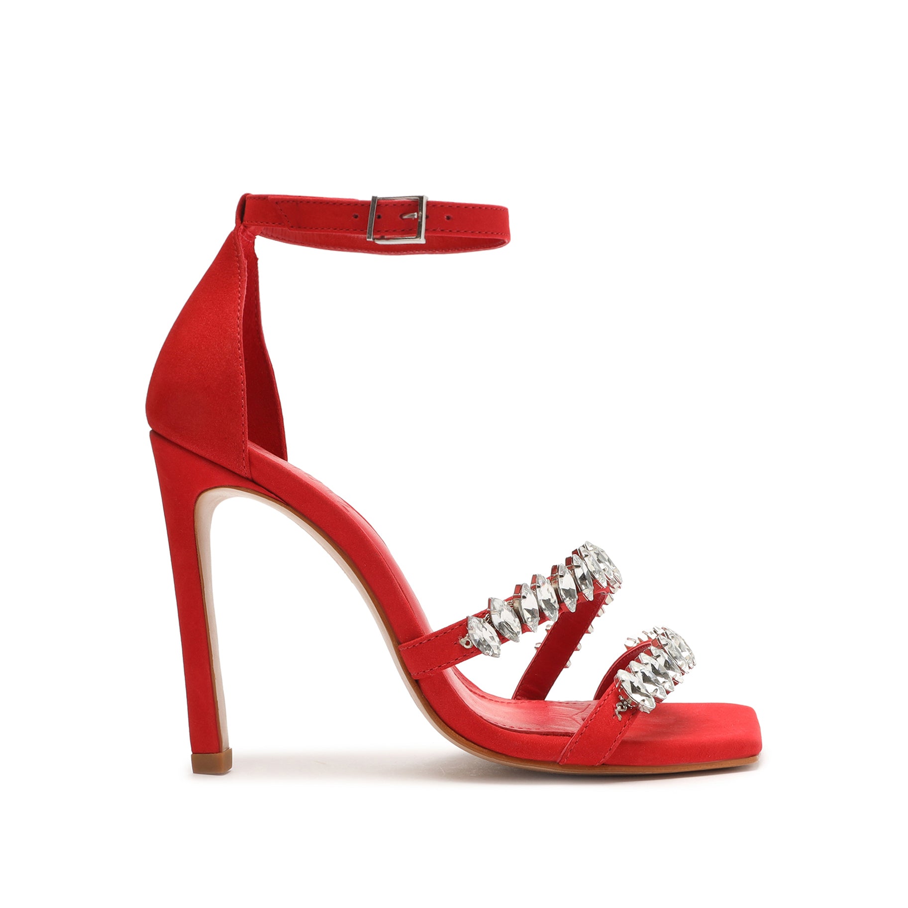 Linsey Nubuck Sandal Sandals Sale 5 Club Red Nubuck - Schutz Shoes