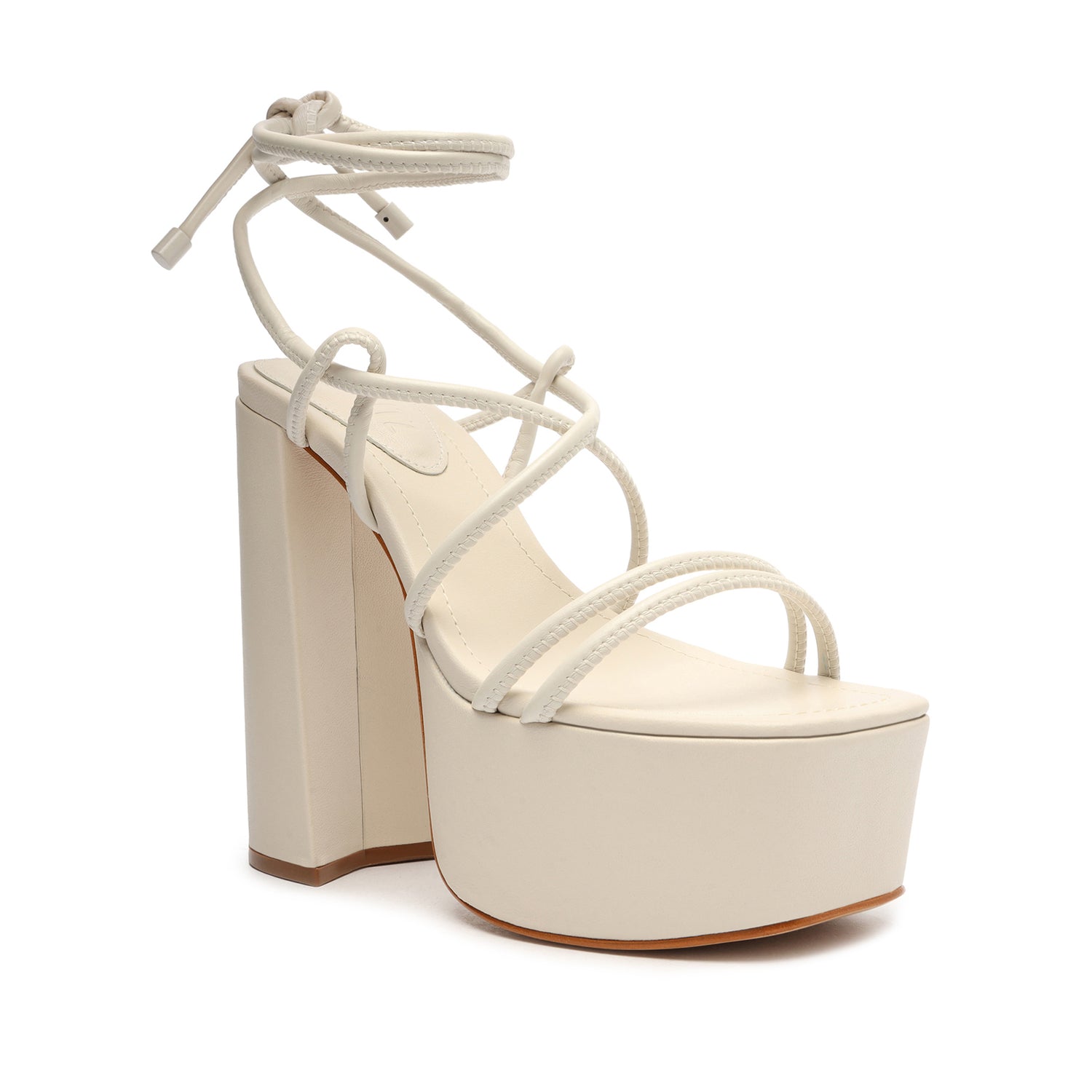 Shaely Sandal Pearl Faux Leather
