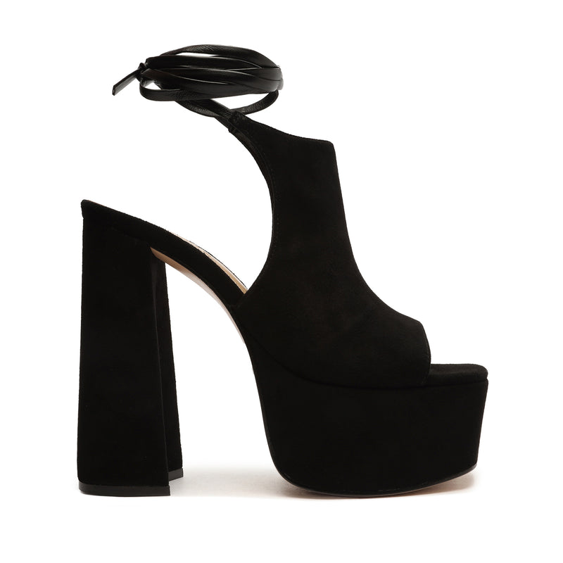 Blakely Suede Sandal Sandals Fall 22 5 Black Suede - Schutz Shoes