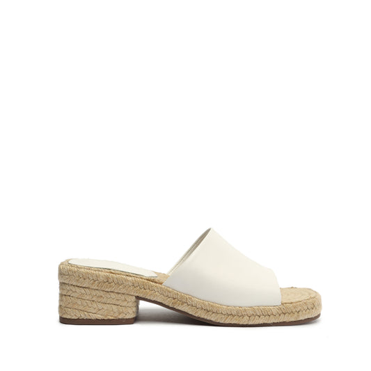 Corah Atanado Leather Sandal OLD 5 White Atanado Leather - Schutz Shoes