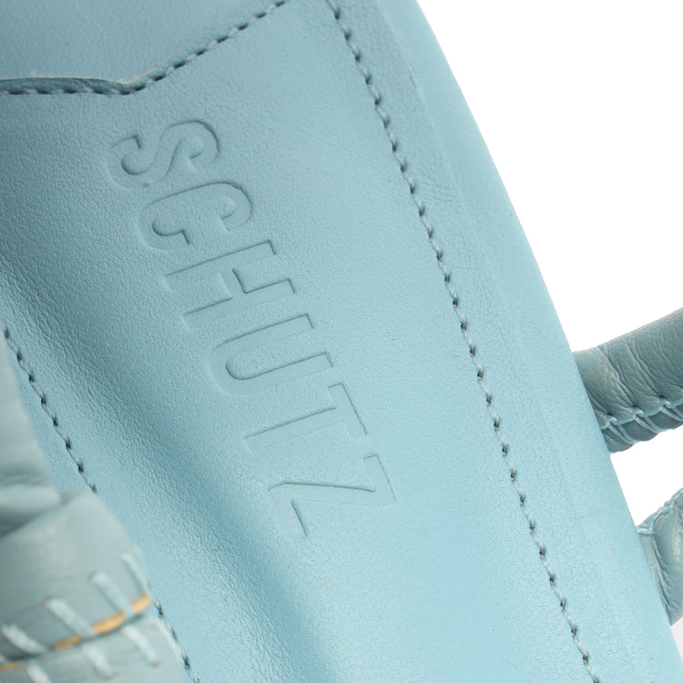 Siena Mid Leather & Vinyl Sandal Sandals Sale    - Schutz Shoes