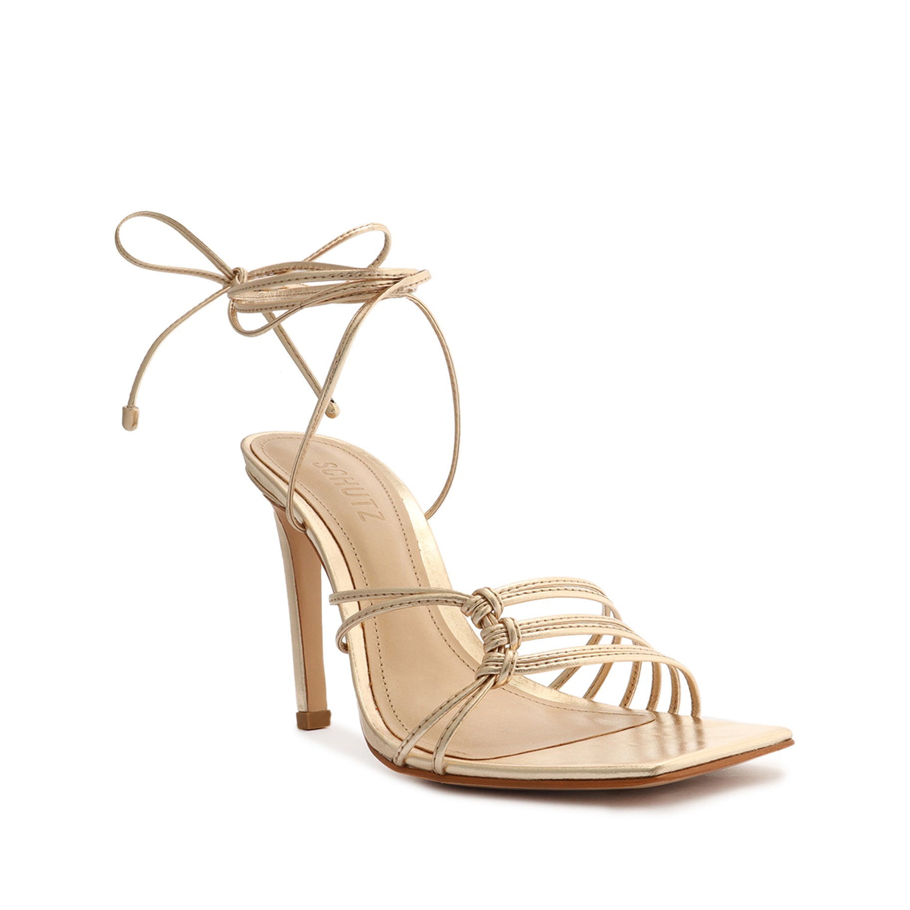 Sirena Metallic Leather Sandal Sandals OLD    - Schutz Shoes