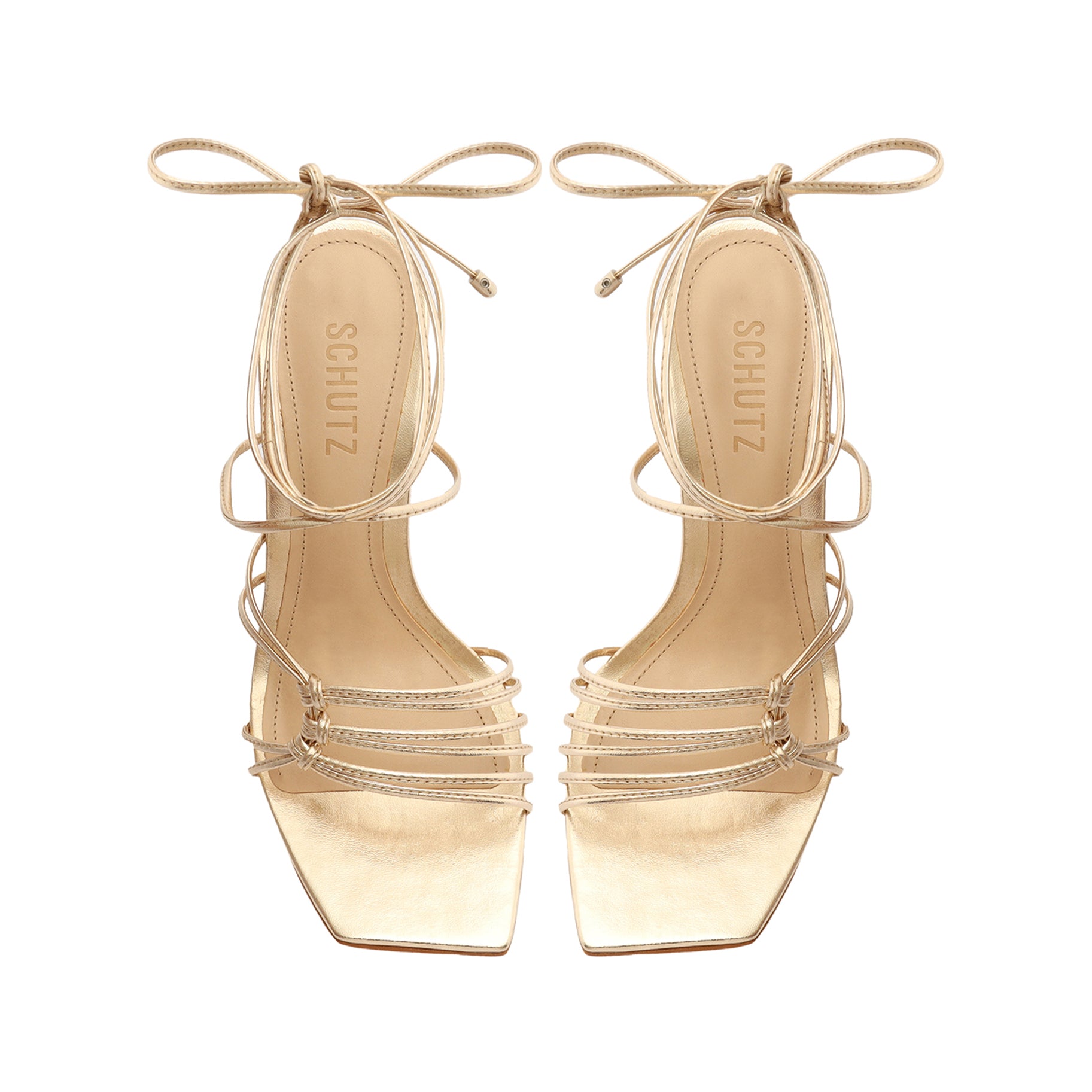 Sirena Metallic Leather Sandal Sandals OLD    - Schutz Shoes