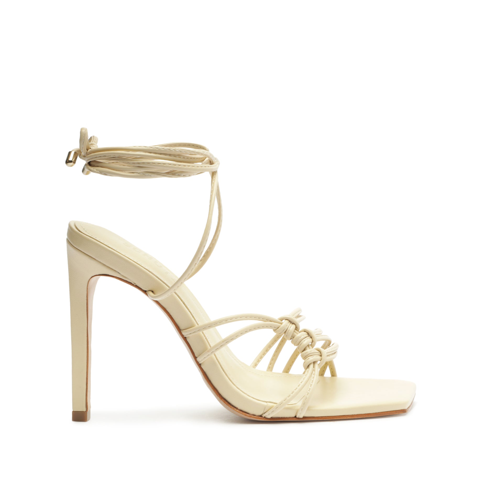 Sirena Nappa Leather Sandal Sandals Spring 22 5 Eggshell Nappa Leather - Schutz Shoes