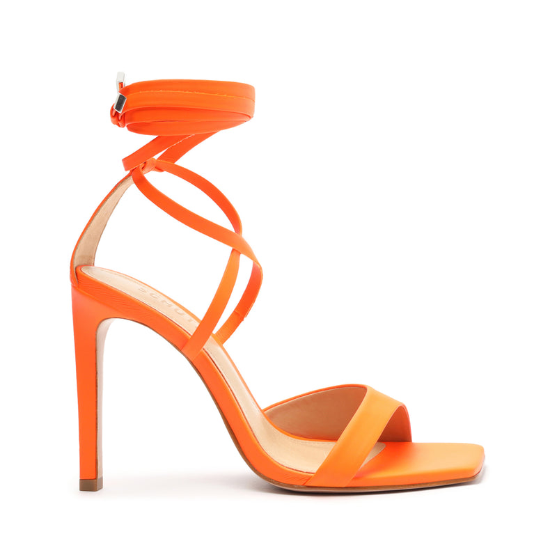 Bryce Sandal Sandals Open Stock 5 Orange Leather - Schutz Shoes