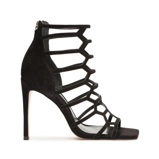 Julianna Suede Sandal Sandals Fall 22 5 Black Suede - Schutz Shoes