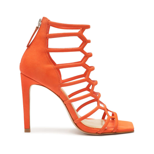 Julianna Nubuck Sandal Sandals Open Stock 5 Flame Orange Nubuck - Schutz Shoes