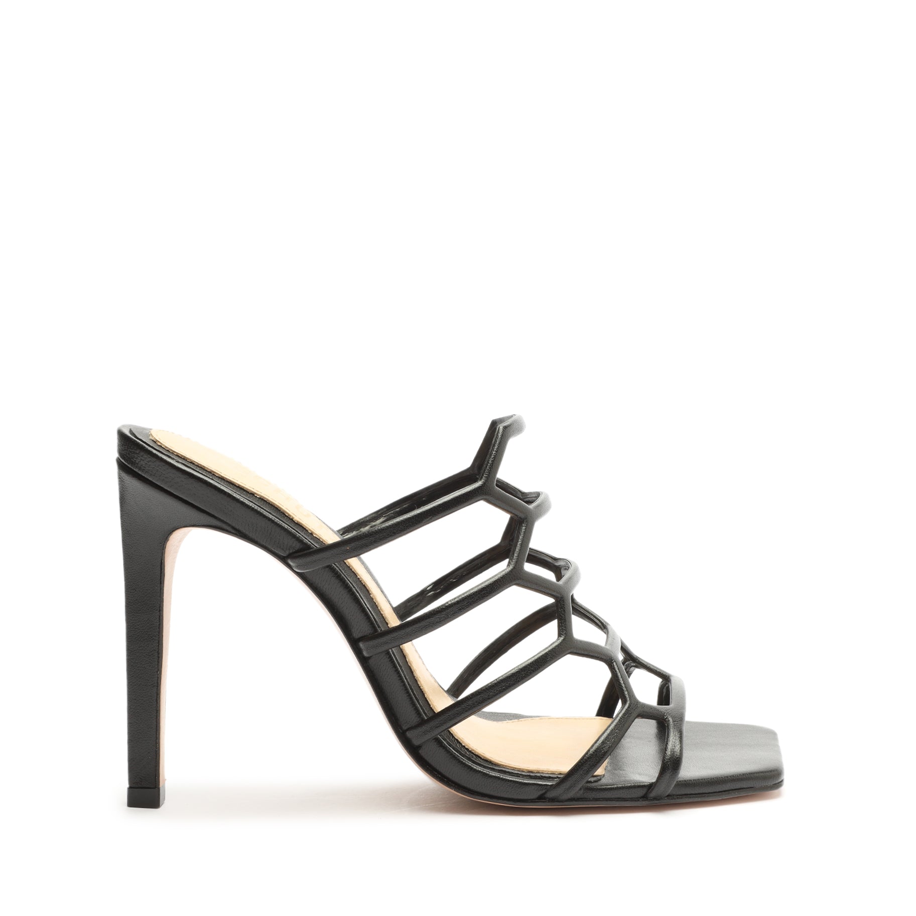 Julianna Weekend Nappa Leather Sandal Sandals Pre Fall 23 5 Black Nappa Leather - Schutz Shoes