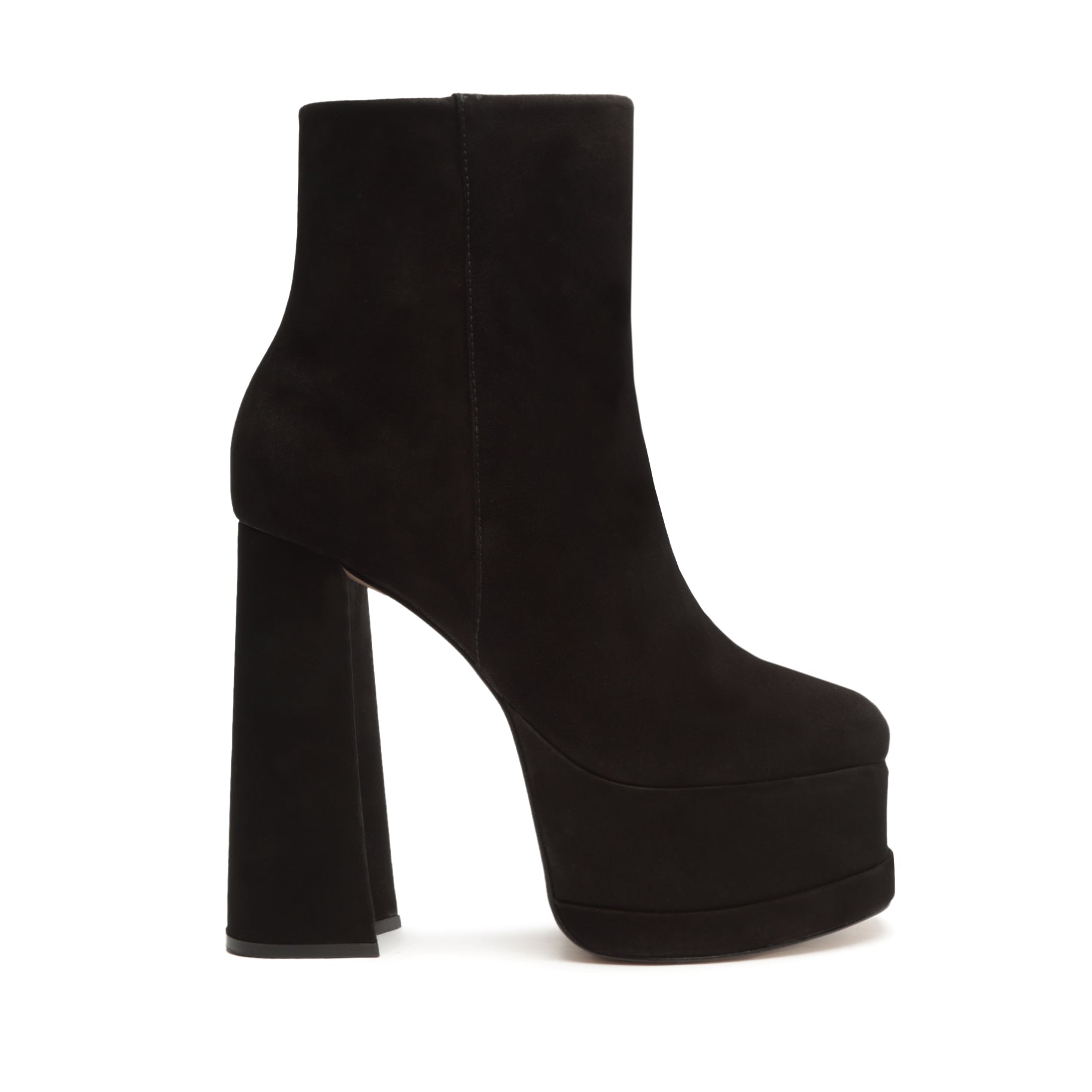 Selene Casual Nubuck Bootie Booties OLD 5 Black Nubuck - Schutz Shoes