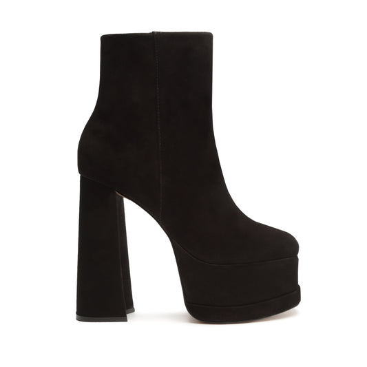 Selene Casual Nubuck Bootie OLD 5 Black Nubuck - Schutz Shoes