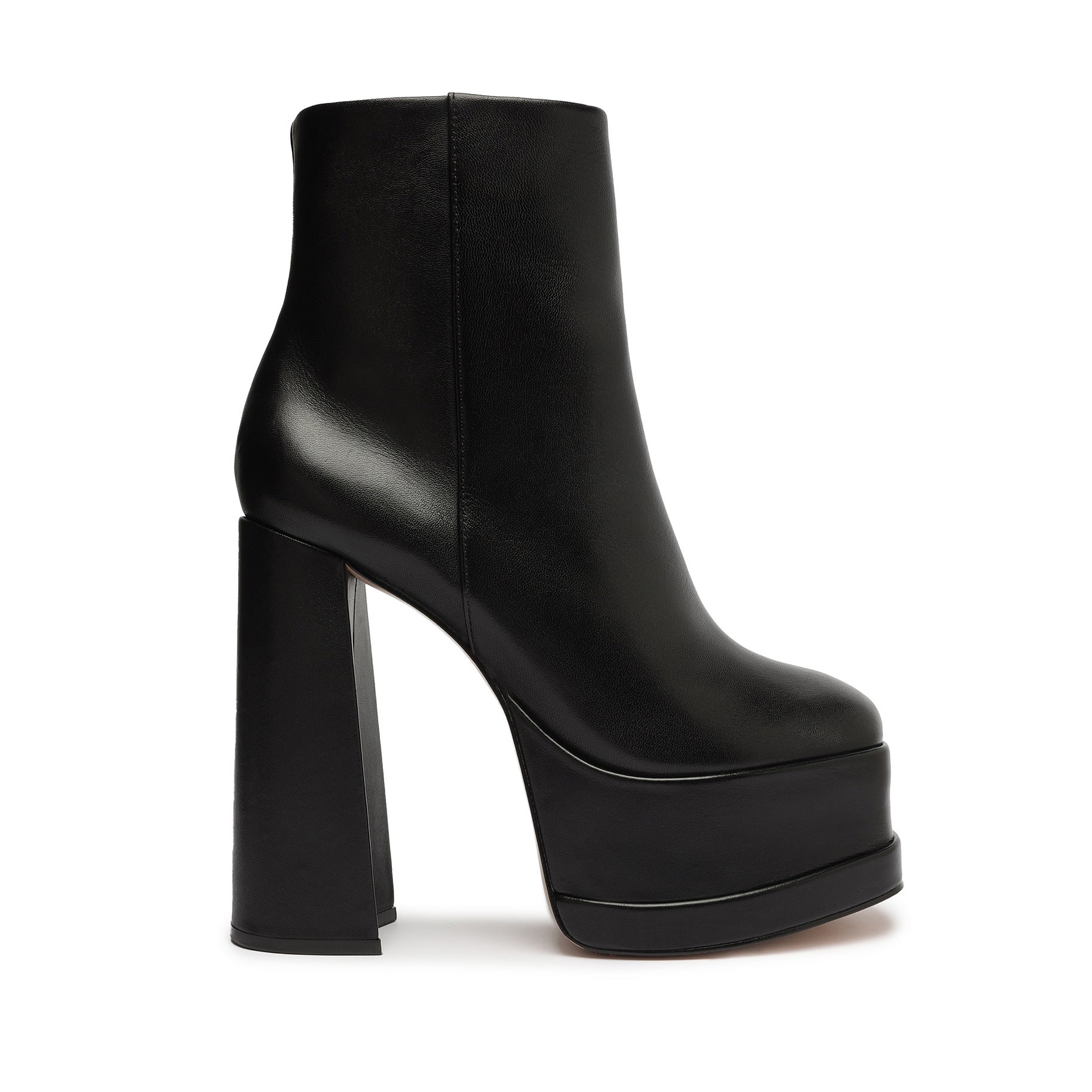 Selene Casual Nappa Leather Bootie Booties Fall 22 5 Black Nappa Leather - Schutz Shoes