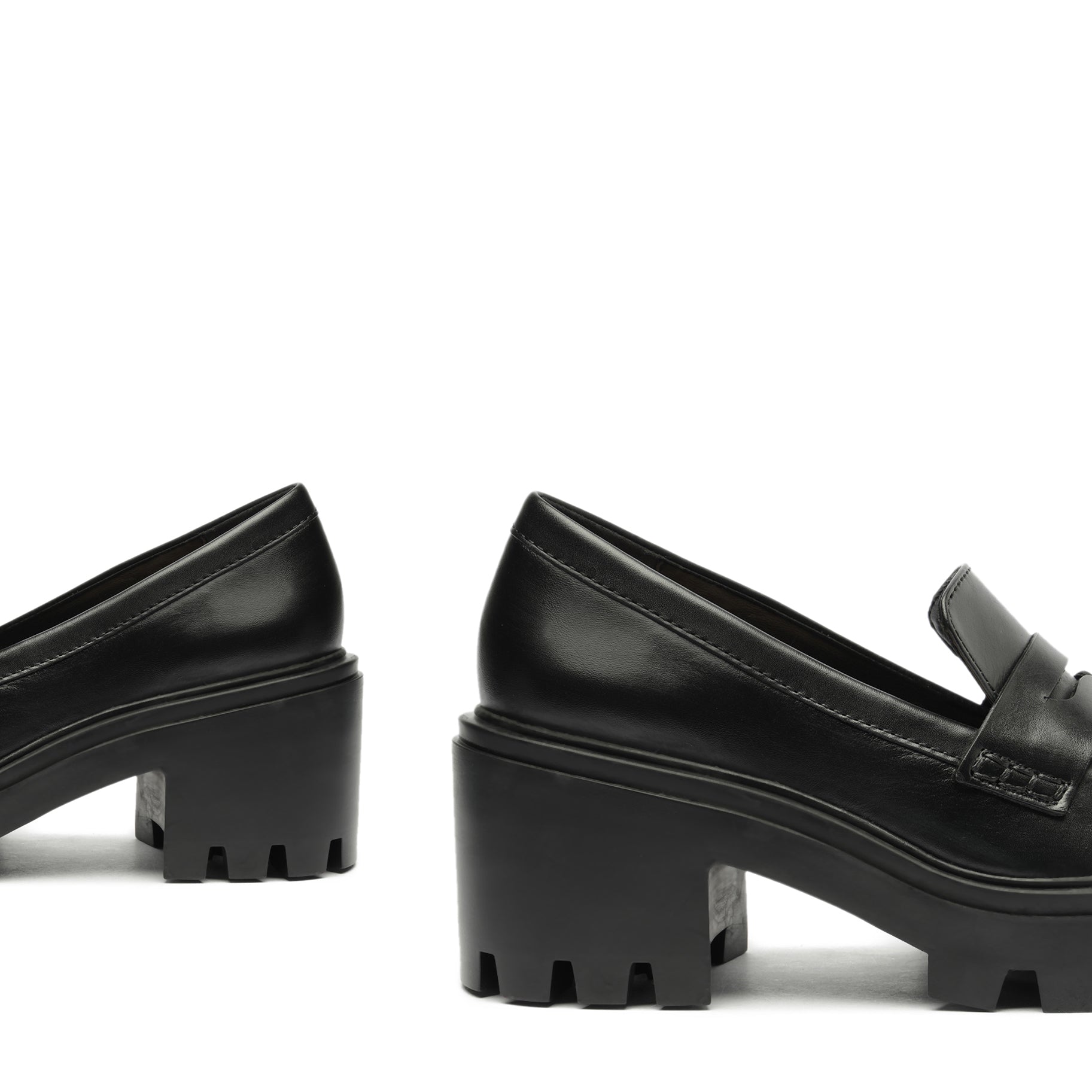 Viola Tractor Leather Flat Flats PRE FALL 23    - Schutz Shoes