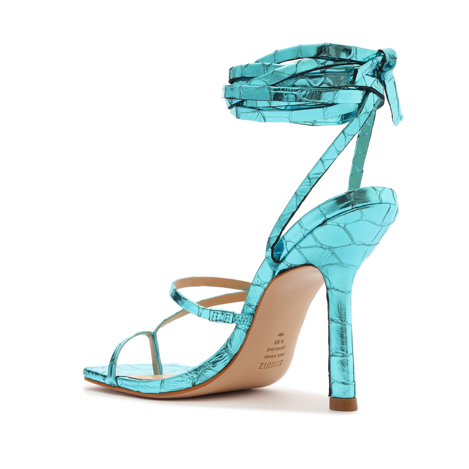 Damele Turquoise Embellished Stiletto Heels With Rhinestone Decoration And  Metal Gun Color High Heeled Womens Dress Shoes By Luxury Designers From  Scarf1989, $91.46 | DHgate.Com