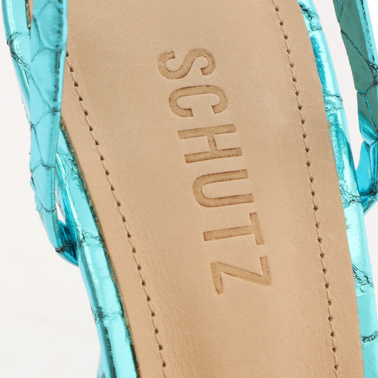 Lily Metallic Leather Sandal Sandals Sale    - Schutz Shoes
