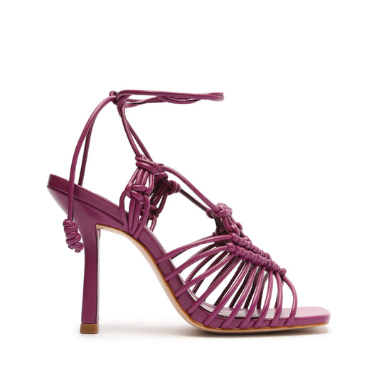 Adin Sandal Sandals Fall 22 5 Bright Violet Faux Leather - Schutz Shoes