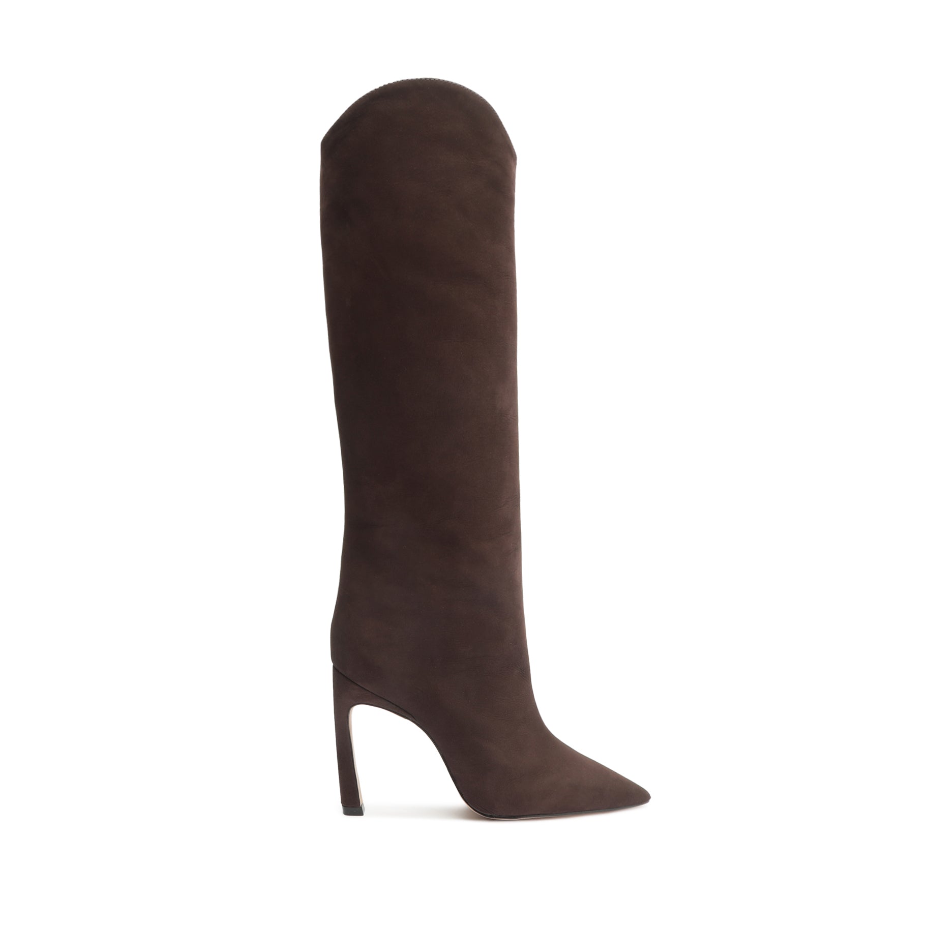 Maryana Sculpt Nubuck Boot Boots FALL 23 5 Dark Chocolate Nubuck - Schutz Shoes