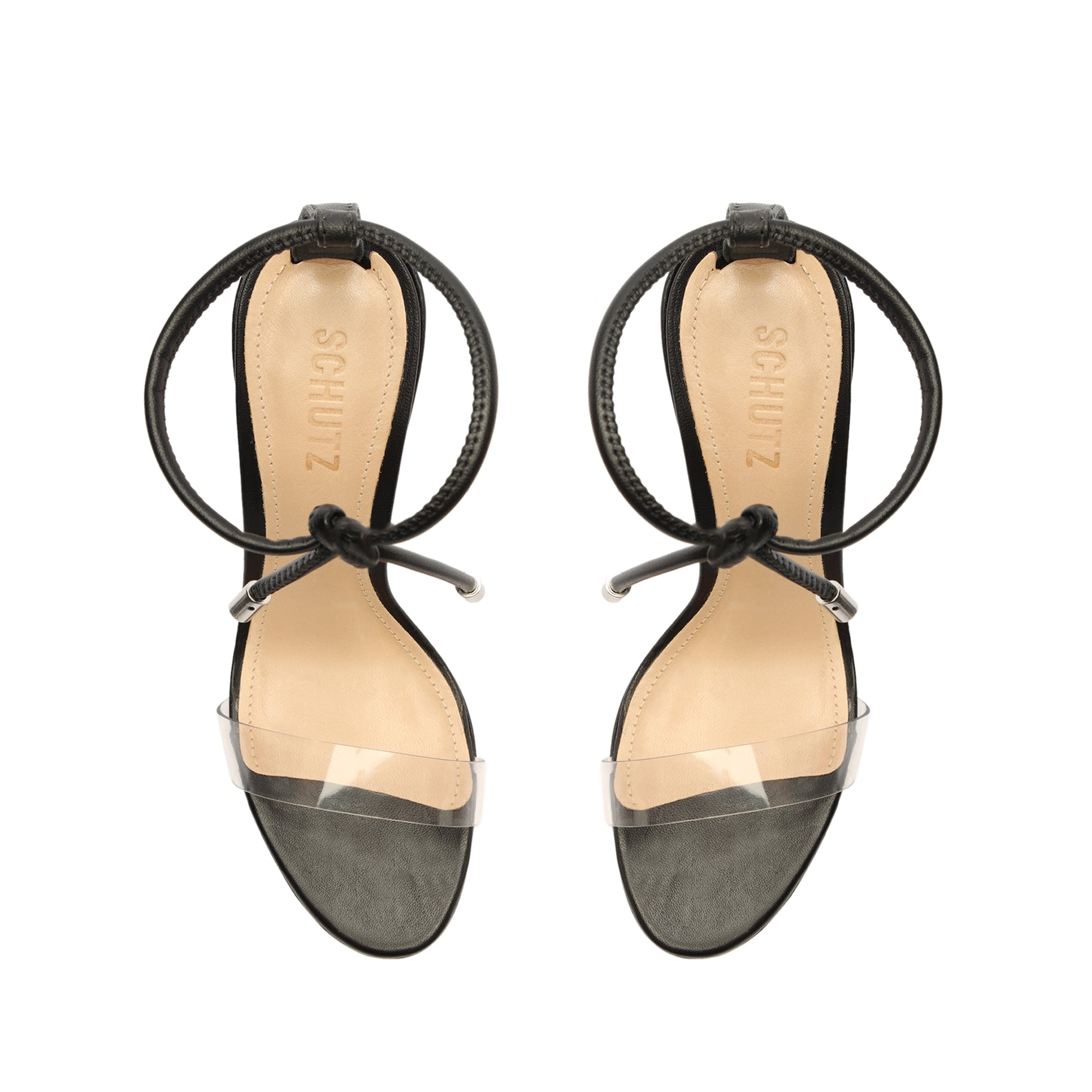 Jessie Vinyl & Nappa Leather Sandal Sandals Pre Fall 22    - Schutz Shoes