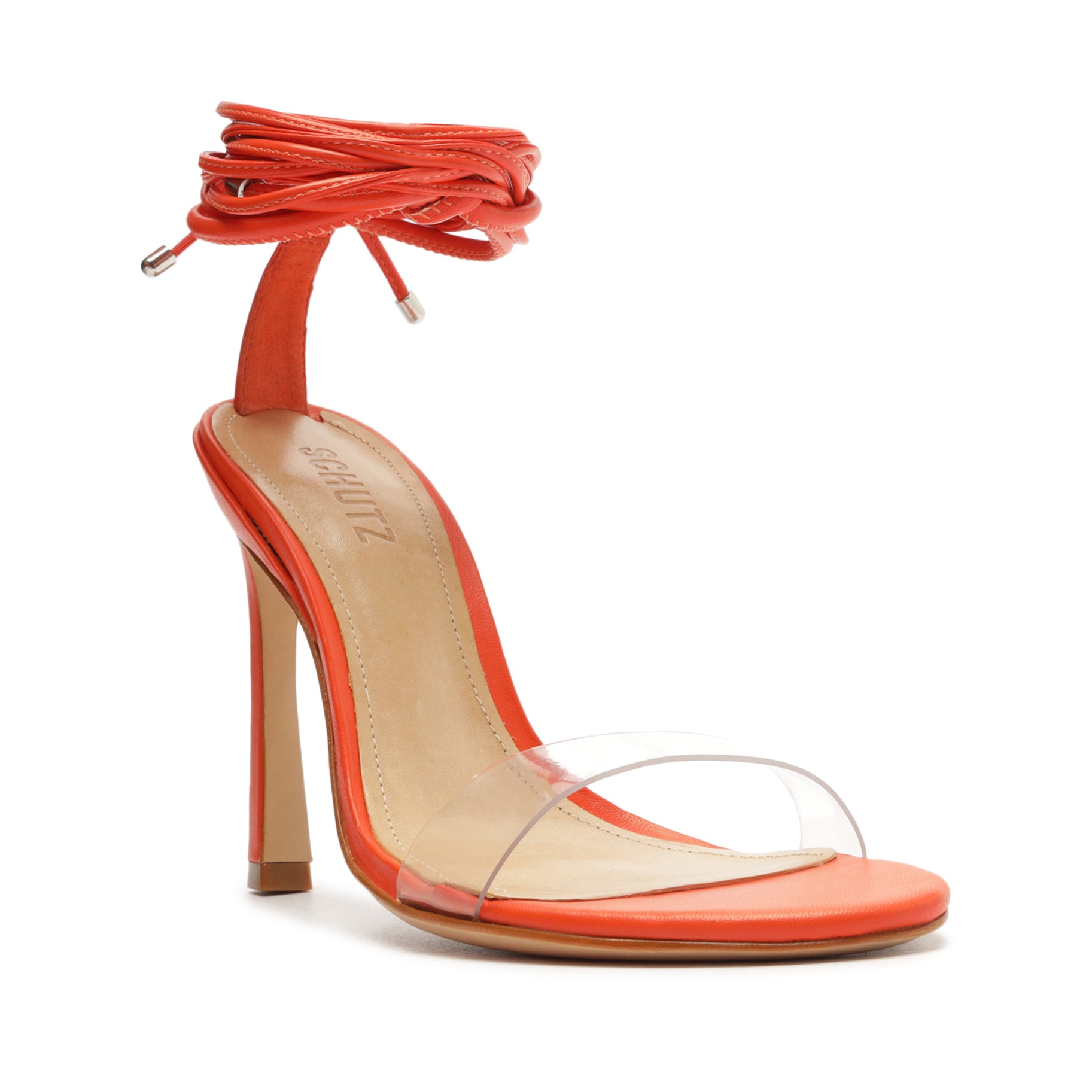 Jessie Vinyl & Nappa Leather Sandal Sandals Pre Fall 22    - Schutz Shoes