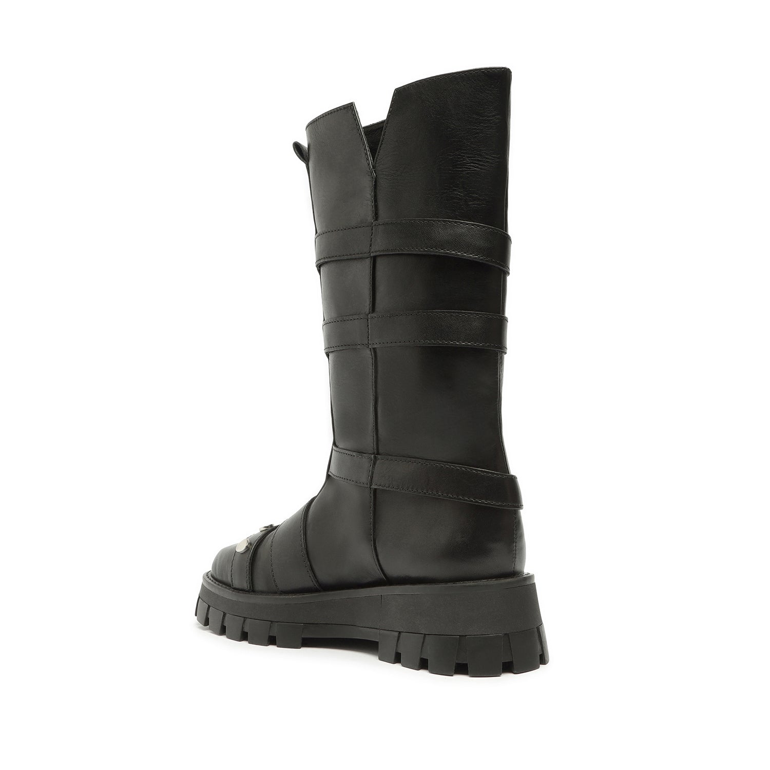 Iggy Leather Boot Black Leather