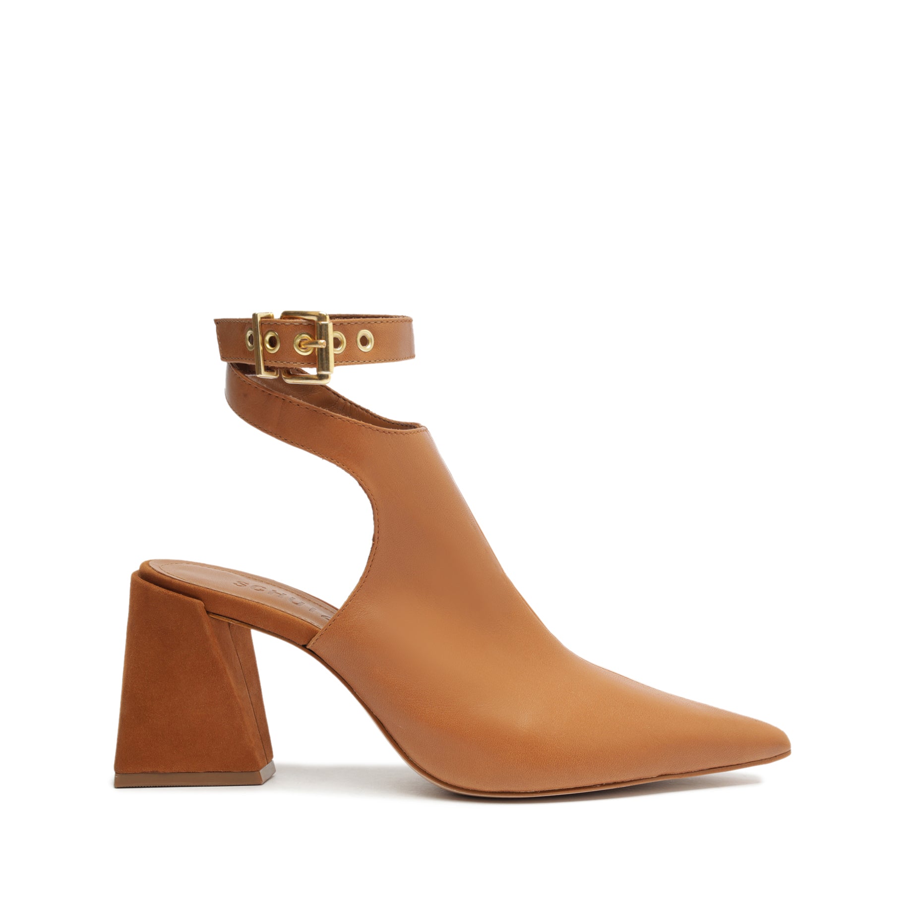 Kala Leather Pump Pumps PRE FALL 23 5 Honey Peach Leather - Schutz Shoes