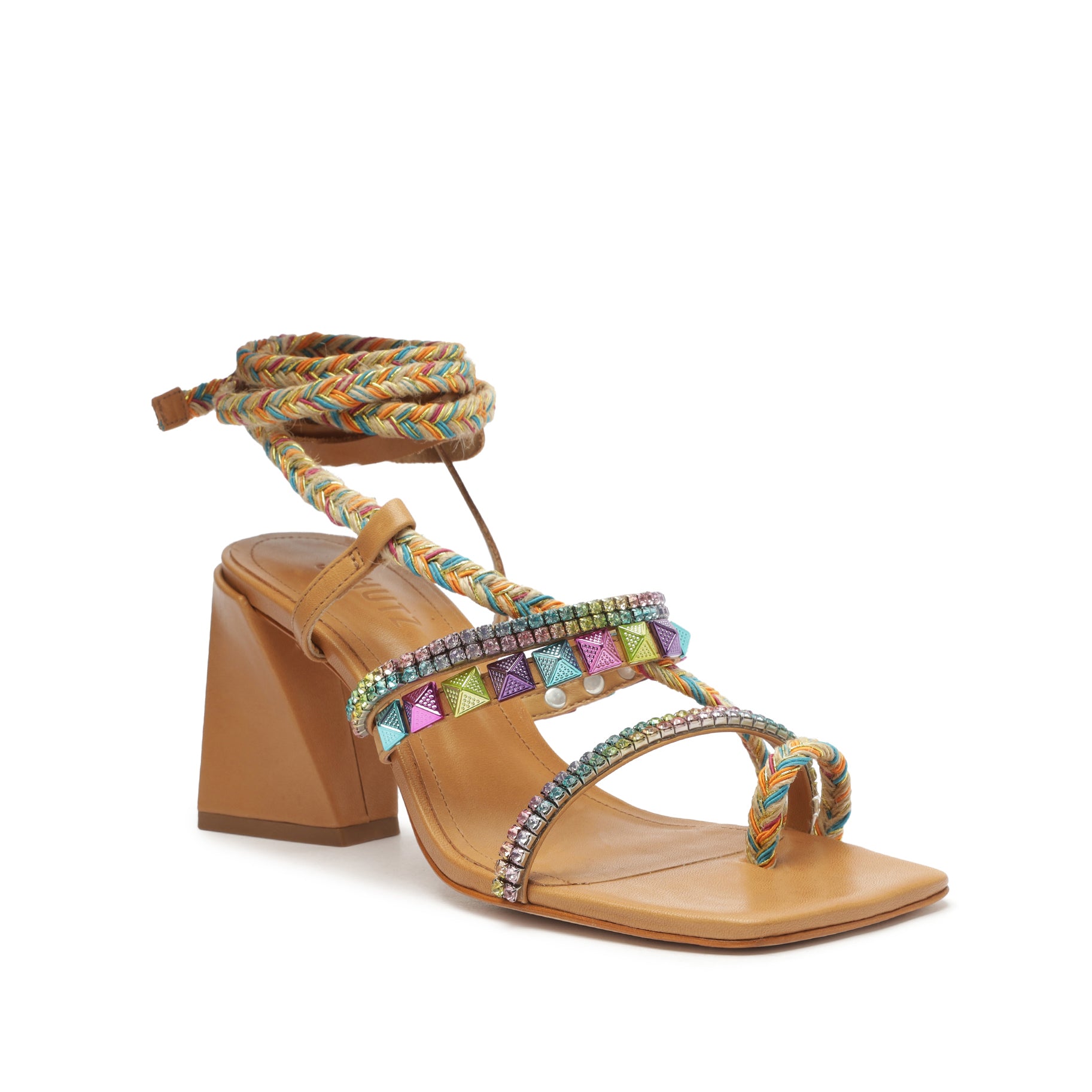 Musa Mid Leather Sandal Sandals Spring 23    - Schutz Shoes