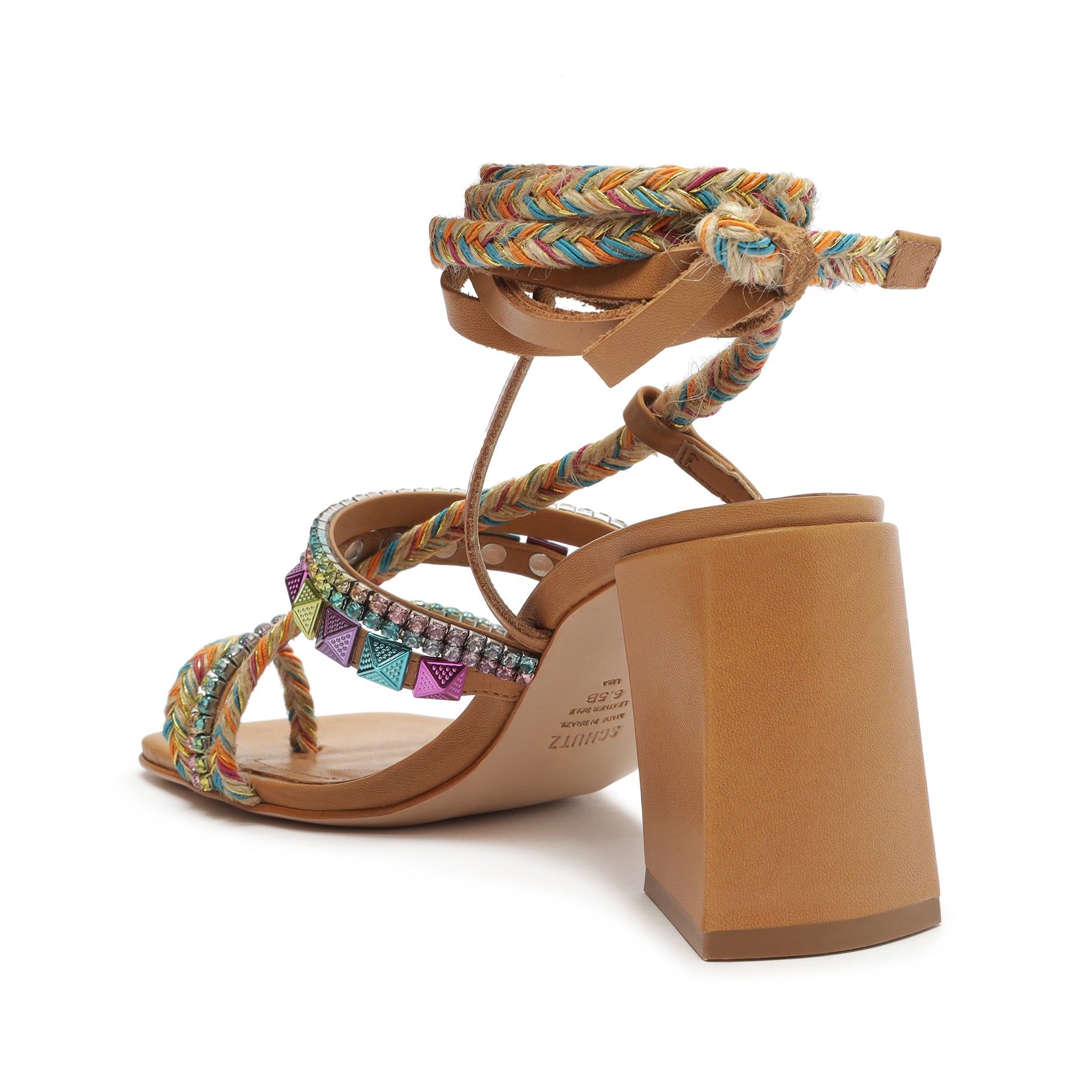 Musa Mid Leather Sandal Sandals Spring 23    - Schutz Shoes