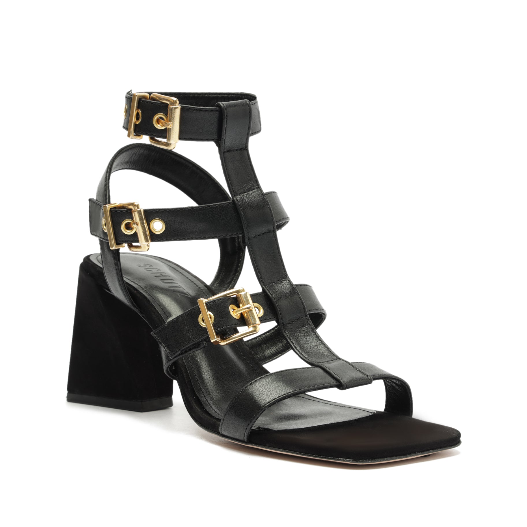 Yala Block Leather Sandal Sandals PRE FALL 23    - Schutz Shoes