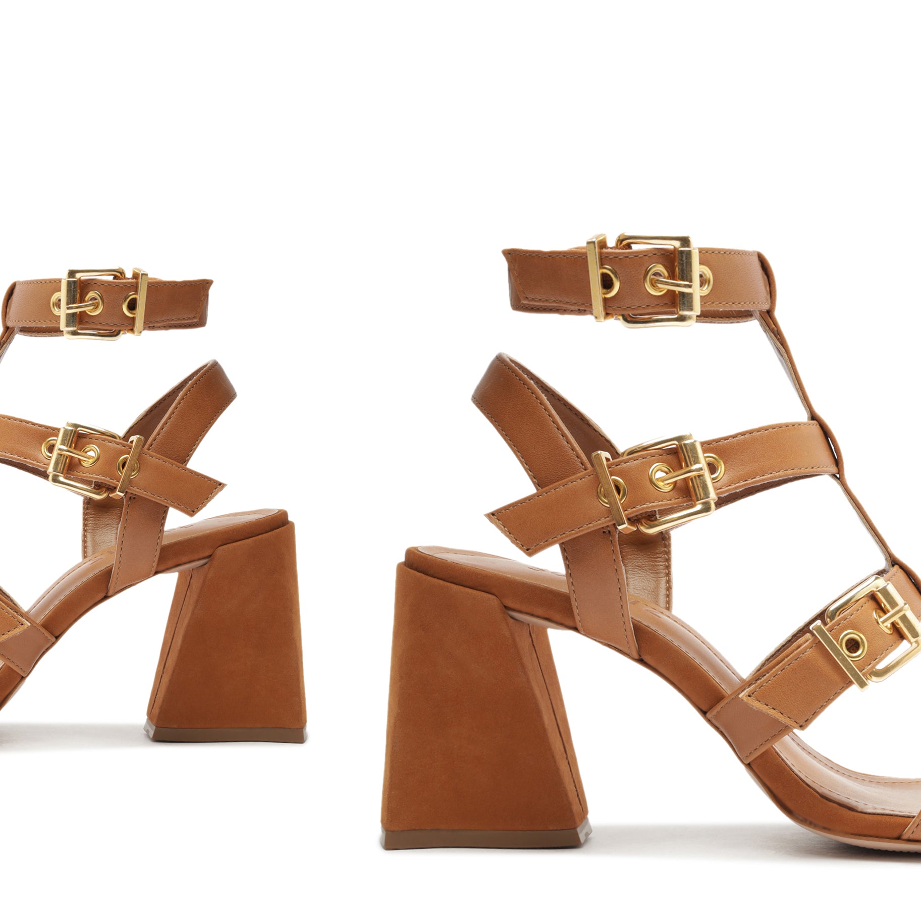 Yala Block Leather Sandal Sandals PRE FALL 23    - Schutz Shoes