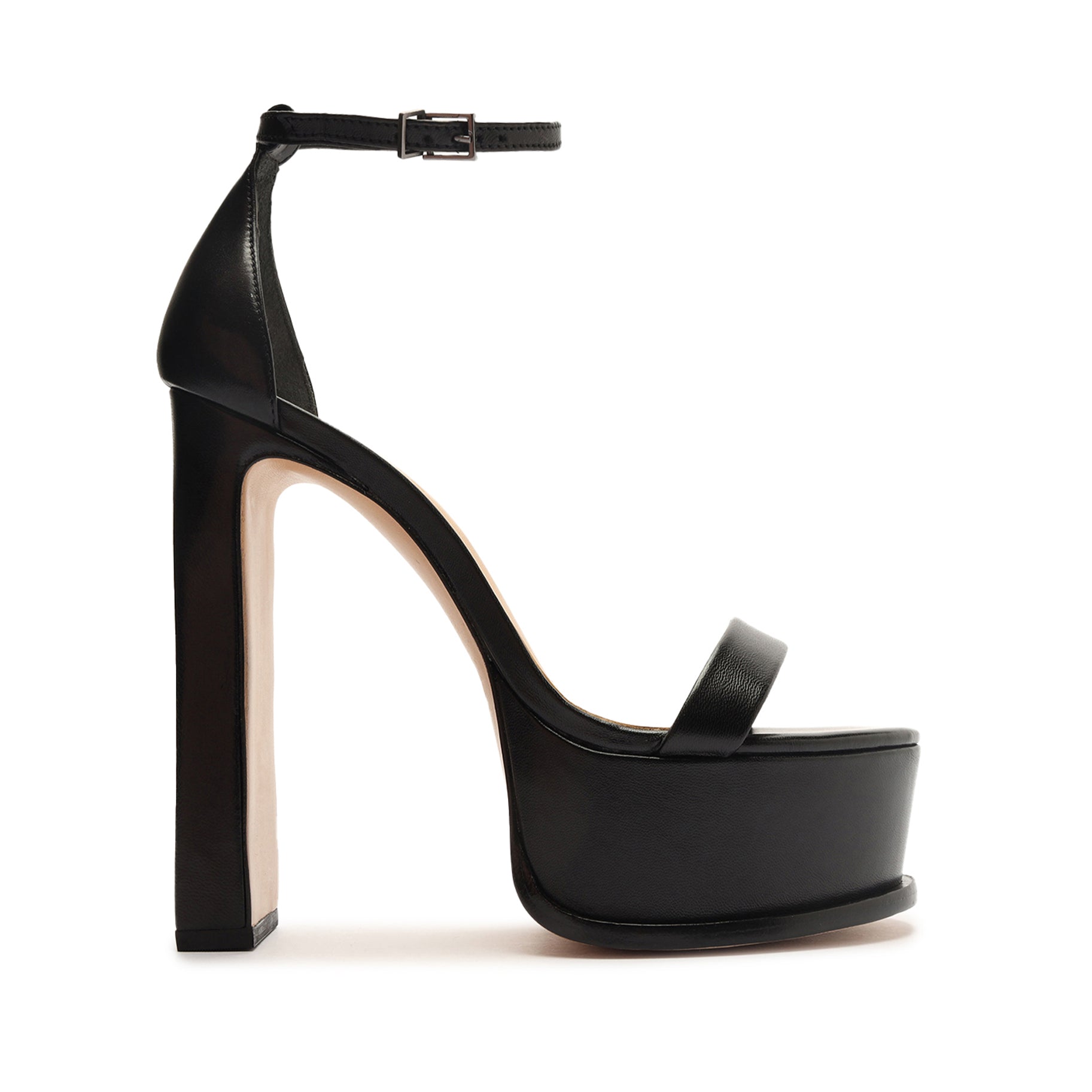 Suzy Lee Platform Nappa Leather Sandal Sandals Pre Fall 22 5 Black Nappa Leather - Schutz Shoes