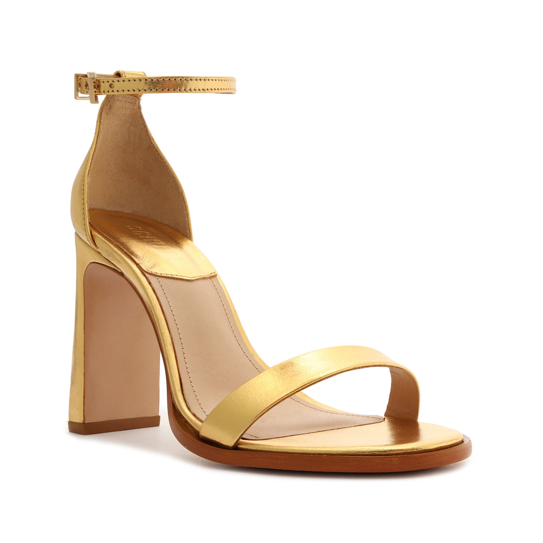 Suzy Lee Metallic Leather Sandal Sandals OLD    - Schutz Shoes