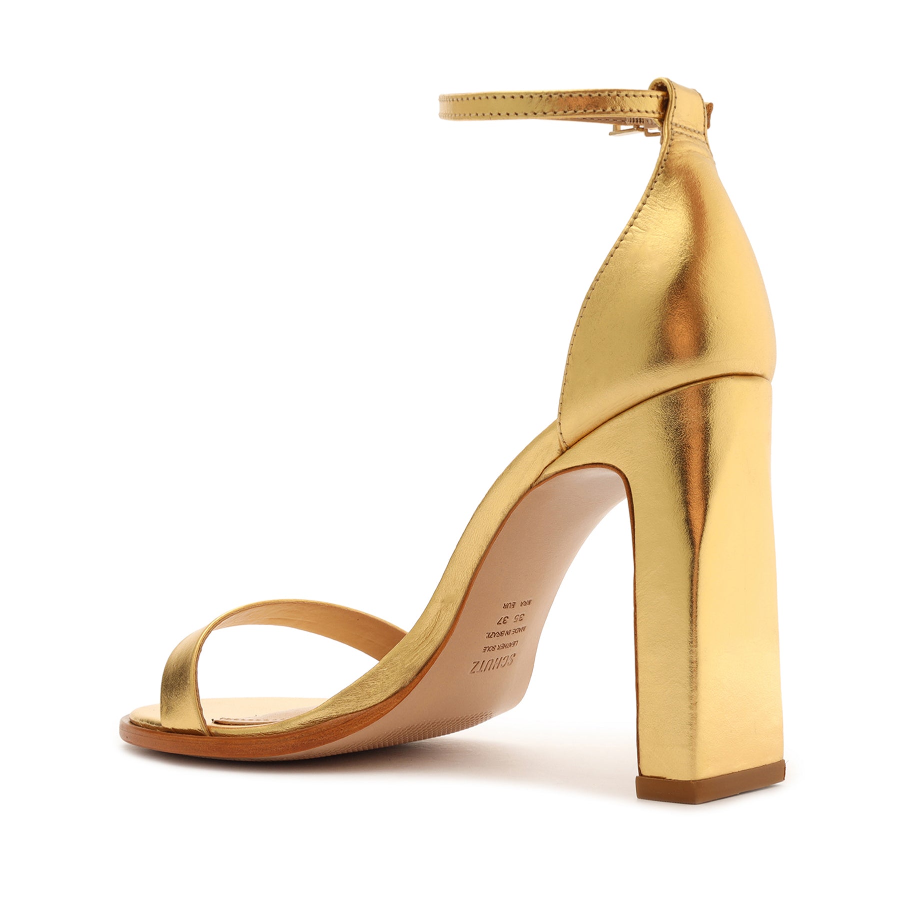 Suzy Lee Metallic Leather Sandal Sandals OLD    - Schutz Shoes