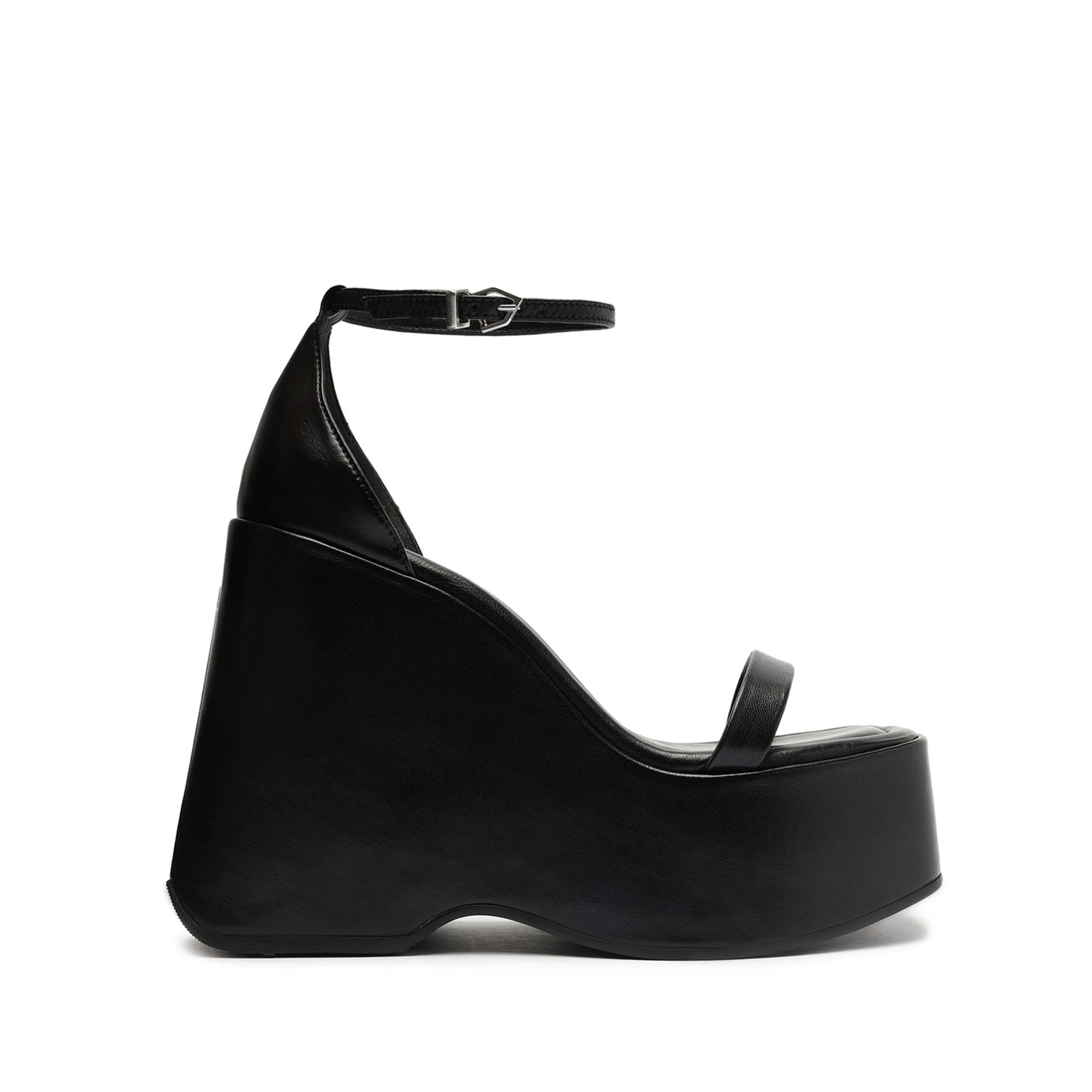 Mazda Nappa Leather Sandal Sandals Sale 5 Black Nappa Leather - Schutz Shoes