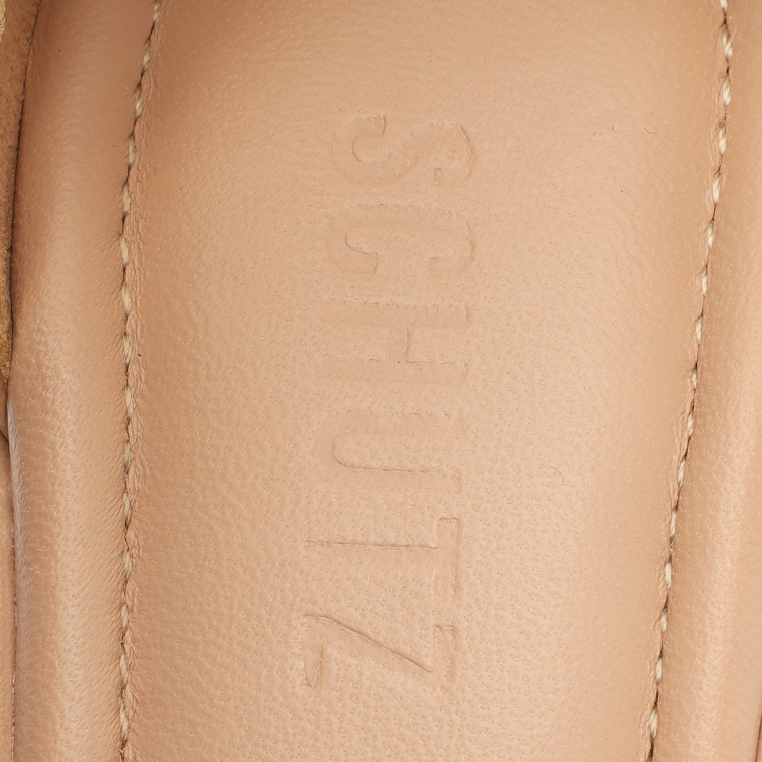 Mazda Nappa Leather Sandal New Peach Nappa Leather