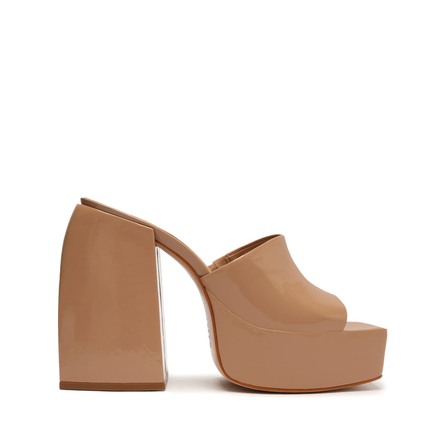 Aretha Patent Sandal Sandals Sale 5 New Peach Patent Leather - Schutz Shoes