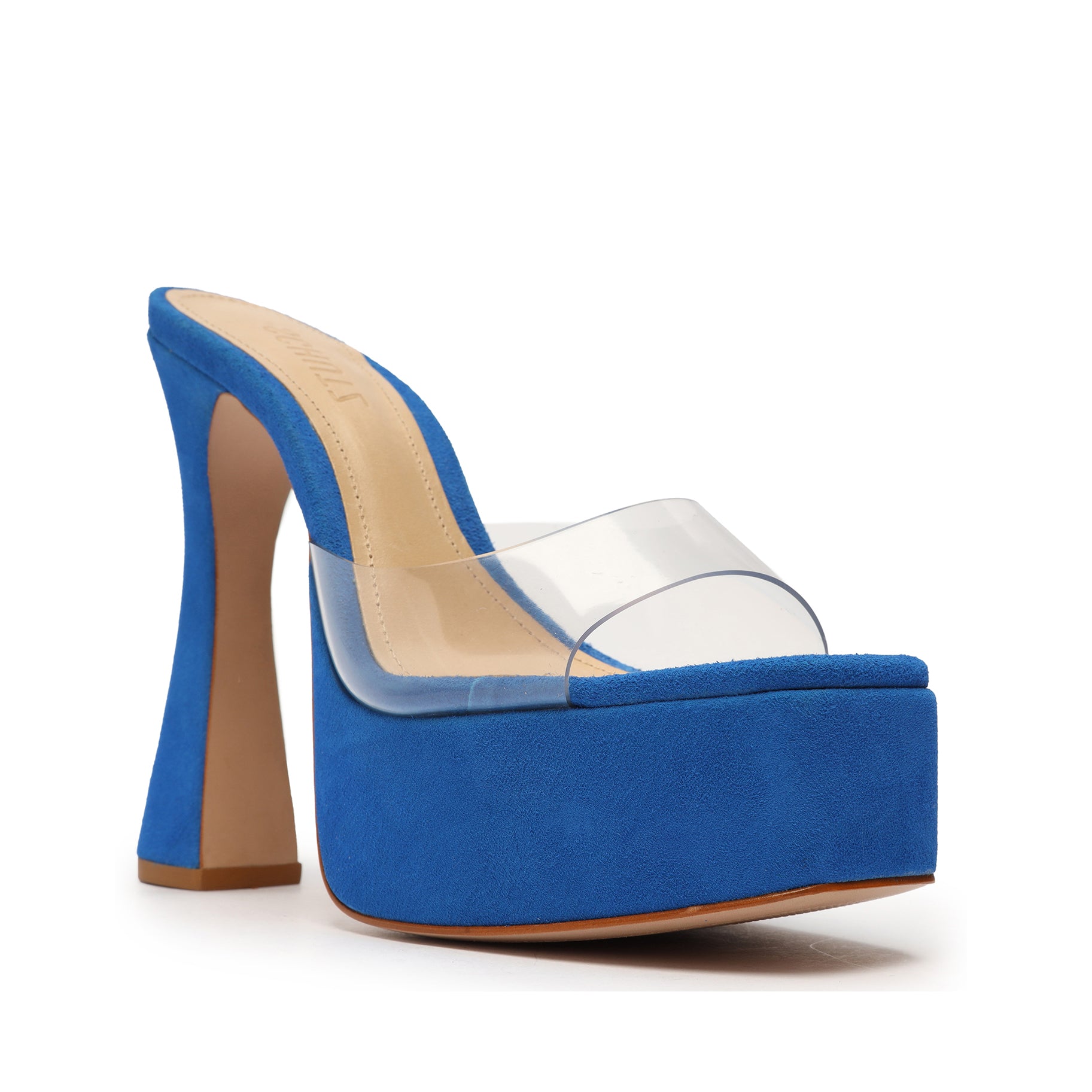 Haila Vinyl & Suede Sandal Sandals Sale    - Schutz Shoes