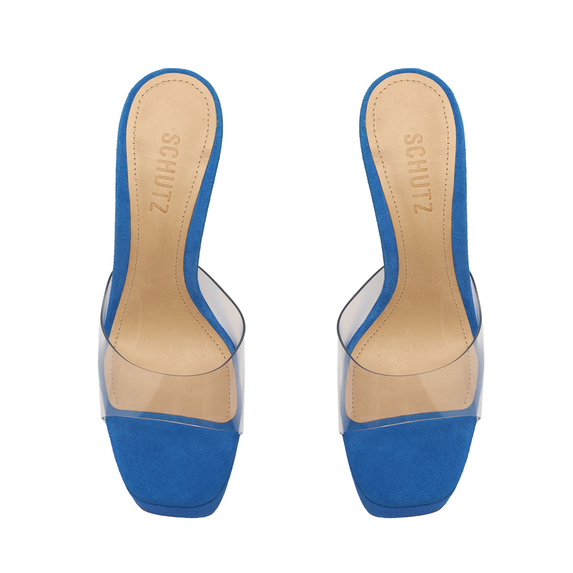 Haila Vinyl & Suede Sandal Sandals Sale    - Schutz Shoes