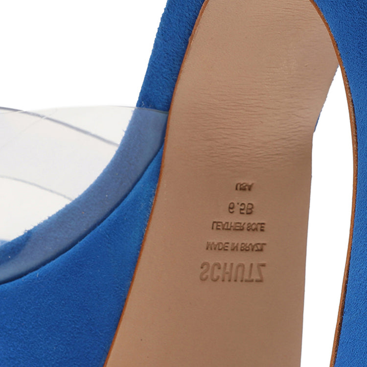 Haila Vinyl & Suede Sandal Sandals Sale    - Schutz Shoes