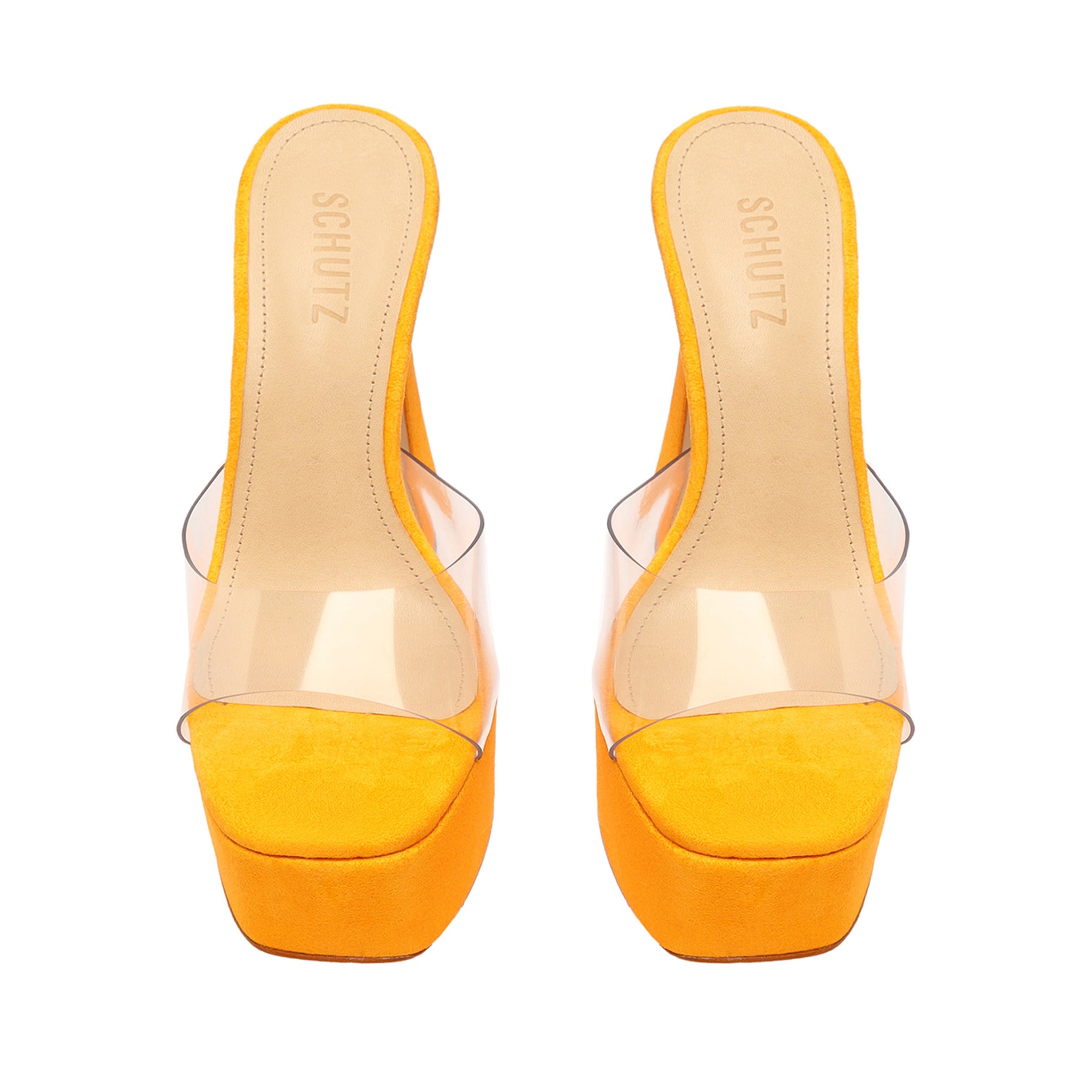 Haila Vinyl & Suede Sandal Sandals Sale    - Schutz Shoes