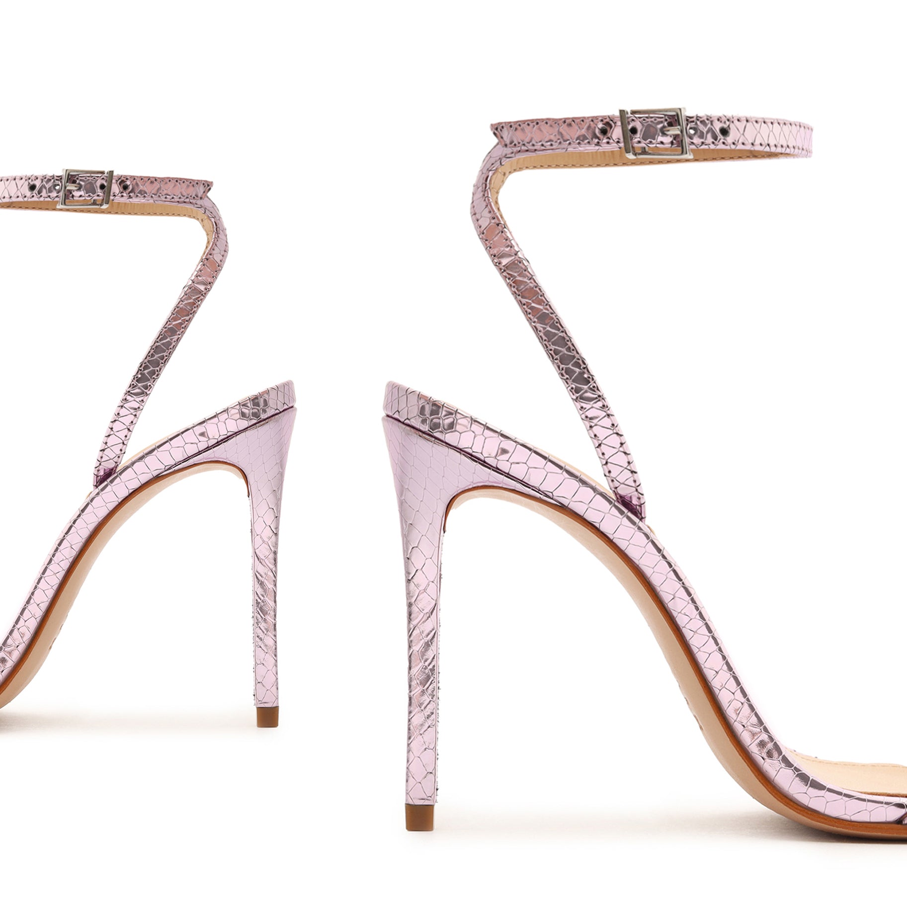 Joenn Metallic Leather Sandal Sandals Pre Fall 22    - Schutz Shoes