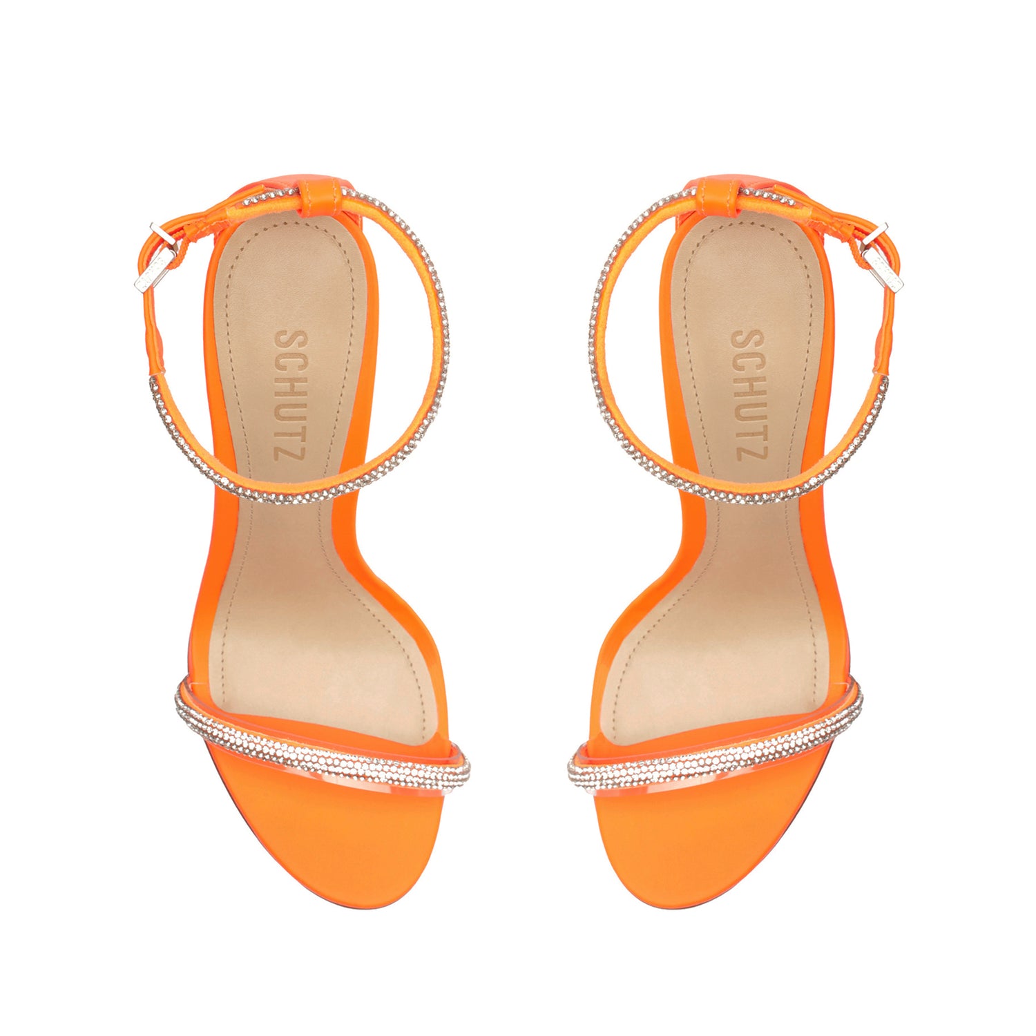 Fabienne Stretch Leather & Vinyl Sandal Sandals Resort 23    - Schutz Shoes